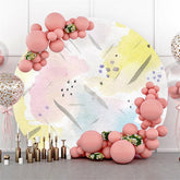 Abstrakt Graffiti Stil Kreis Glücklich Geburtstag Hintergrund